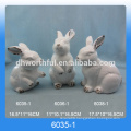 2016 new arrival hotsale ceramic standing rabbit,ceramic rabbit figurine,ceramic rabbit statue